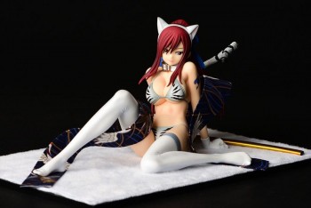 Fairy Tail - Lucy Heartfilia Statue - White Tiger Gravure Style: Orca Toys Fairy Tail - Lucy Heartfilia Statue - White Tiger Gravure Style: Orca Toys
