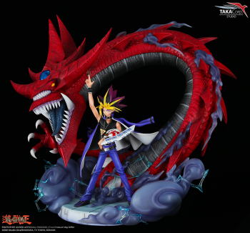 Yu-Gi-Oh! - Slifer & Yami Yugi Statue: Taka Corp Studio Yu-Gi-Oh! - Slifer & Yami Yugi Statue: Taka Corp Studio