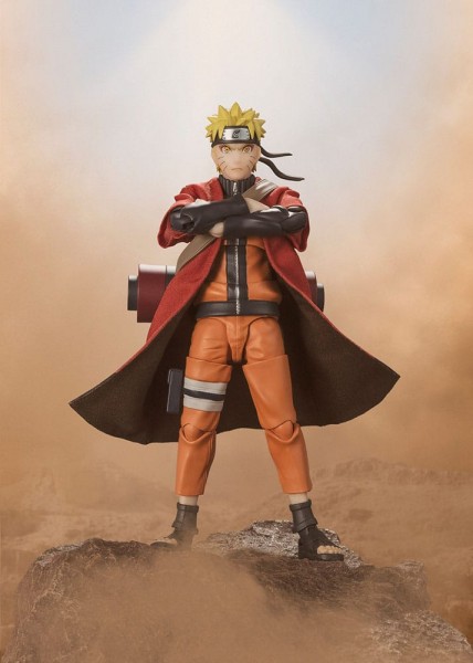 Naruto Shippuden - Naruto Uzumaki Actionfigur / S.H.Figuarts - (Sage Mode) - Savior of Konoha: Banda