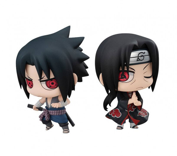 Naruto - Sasuke Uchiha & Itachi Minifiguren 2er-Set / Chimimega Buddy Series: MegaHouse