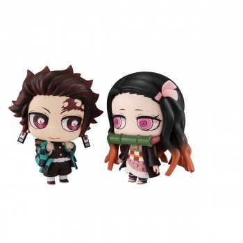 Demon Slayer: Kimetsu no Yaiba  - Nezuko & Tanjiro Minifiguren 2er-Set / Chimimega Buddy: MegaHouse Demon Slayer: Kimetsu no Yaiba  - Nezuko & Tanjiro Minifiguren 2er-Set / Chimimega Buddy: MegaHouse