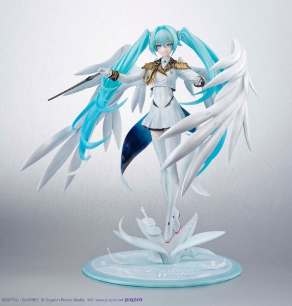 Mobile Suit Gundam x Hatsune Miku - Miku Statue / Lucrea - 45th Anniversary: MegaHouse