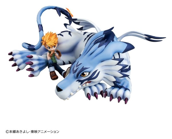 Digimon Adventure - Garurumon & Matt Statue / G.E.M. Serie [NEUAUFLAGE]: MegaHouse