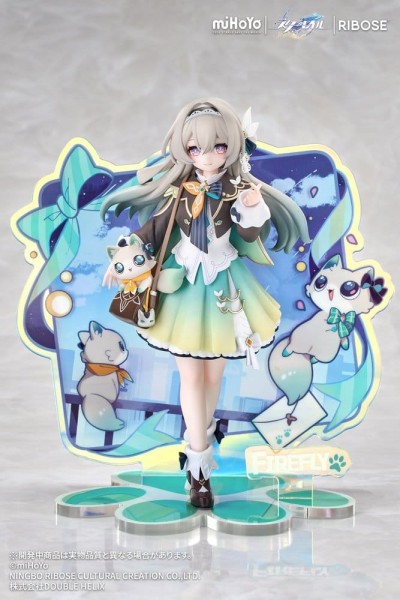 Honkai: Star Rail - Chibi Cat Series Statue / Rise Up+ Firefly Ver.: Ribose