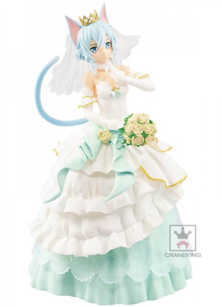 Sword Art Online - Sinon Figur / EXQ - Wedding Version: Banpresto