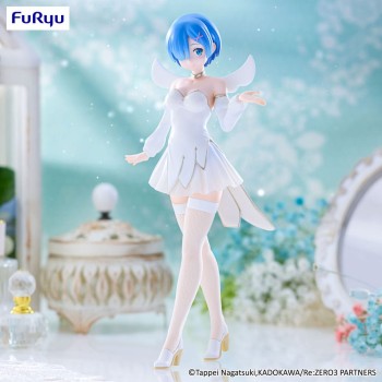 Re:Zero - Starting Life in Another World - Rem Figur / BiCute Pure - Little Wings Version: Furyu Re:Zero - Starting Life in Another World - Rem Figur / BiCute Pure - Little Wings Version: Furyu