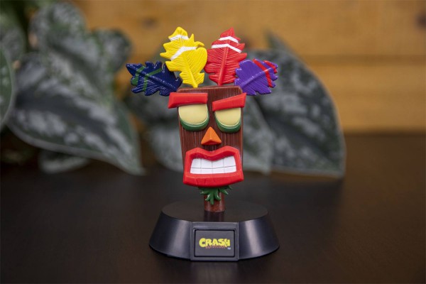 Crash Bandicoot - 3D Icon Lampe / Aku Aku: Paladone