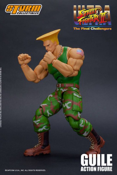 Ultra Street Fighter II: The Final Challengers - Guile Actionfigur: Storm Collectibles