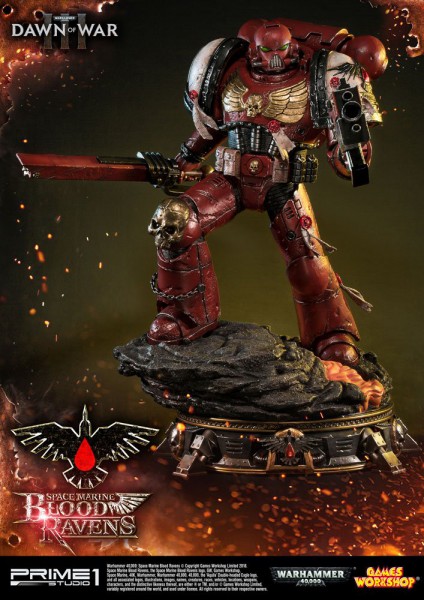 Warhammer 40K Dawn of War III - Space Marine Blood Ravens Statue: Prime 1 Studio