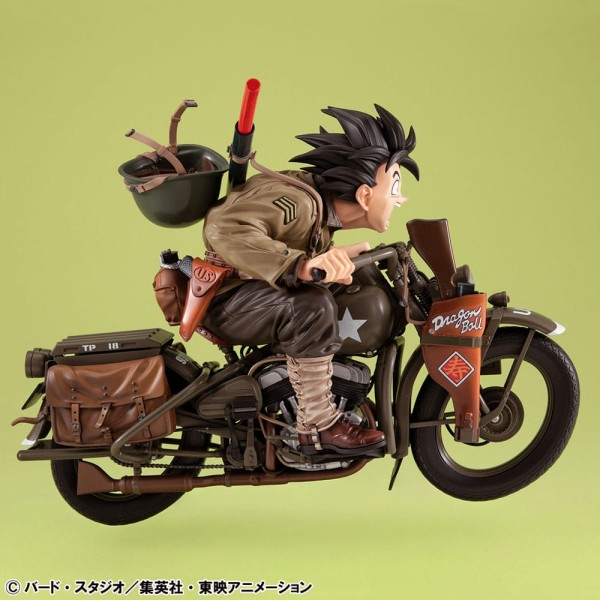 Dragonball Z - Son Goku & Bike Diorama - Desktop Real McCoy: MegaHouse