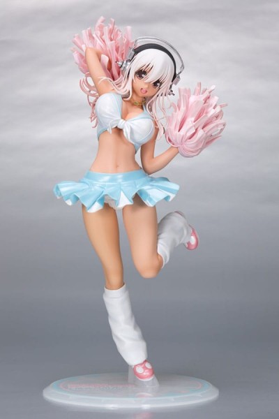 Super Sonico Statue - Cheer Girl Sunkissed Sunkissed Version: Orchid Seed