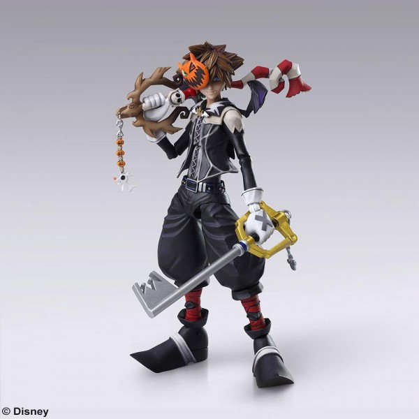 Kingdom Hearts II - Sora Actionfigur / Bring Arts - Halloween Town Version: Square Enix