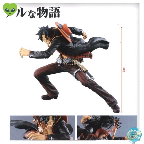 One Piece - Portgas D. Ace Figur - Zoukei Monogatari Special Color: Banpresto