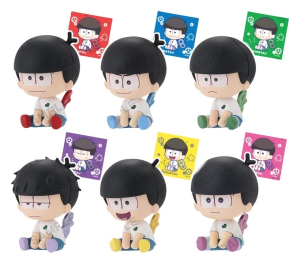 Osomatsu-san - Petatto Clockwork Figuren / Blind Box 6er-Pack: Bushiroad