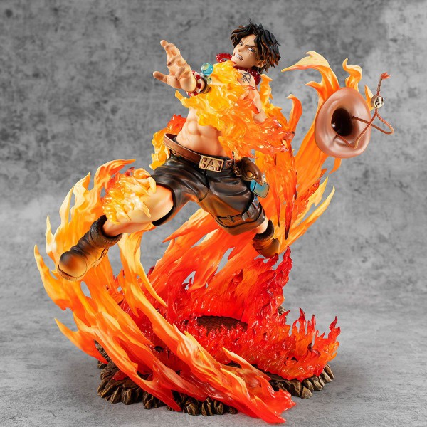 One Piece -Portgas D. Ace Statue / Neo-Maximum - 15th Anniversary: MegaHouse