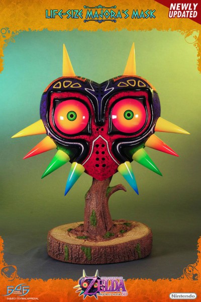 The Legend of Zelda Majora's Mask 3D - Majoras Maske Life-Size Replika: First 4 Figures