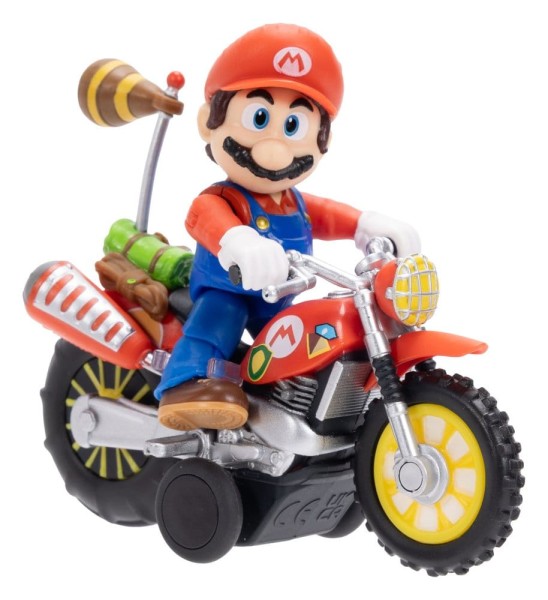 Der Super Mario - Rückziehmotorrad Mario Actionfigur / Galaxy Film: Jakks Pacific
