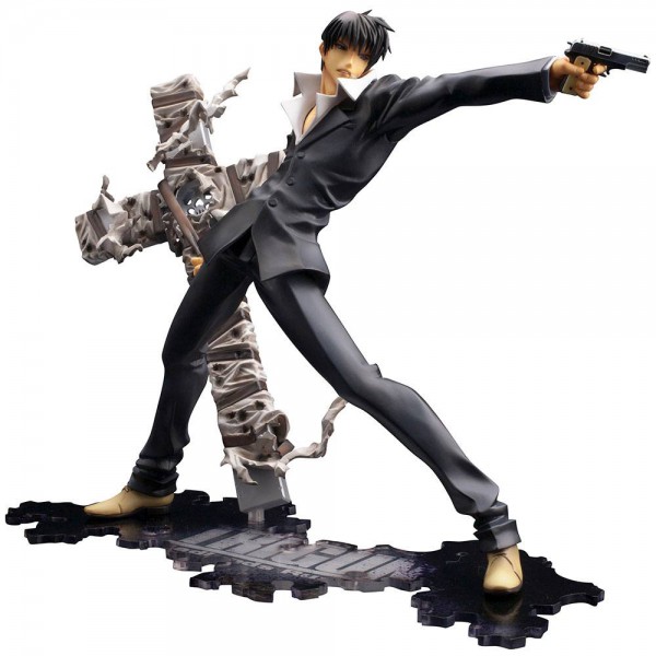 Trigun Badlands Rumble - Nicholas D. Wolfwood Statue / ARTFXJ - Renewal Package Version: Kotobukiya