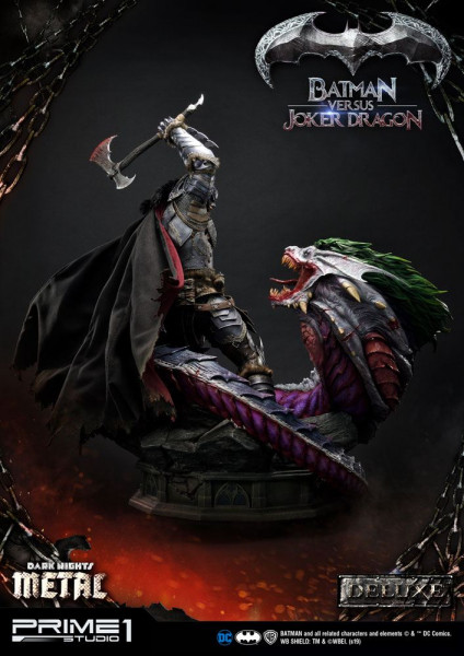 Dark Nights: Metal - Batman Versus Joker Dragon Statue / Deluxe Version: Prime 1 Studio