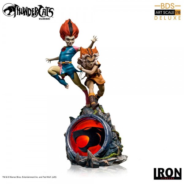 Thundercats - WilyKit & WilyKat Statue / BDS Art Scale - Deluxe: Iron Studios