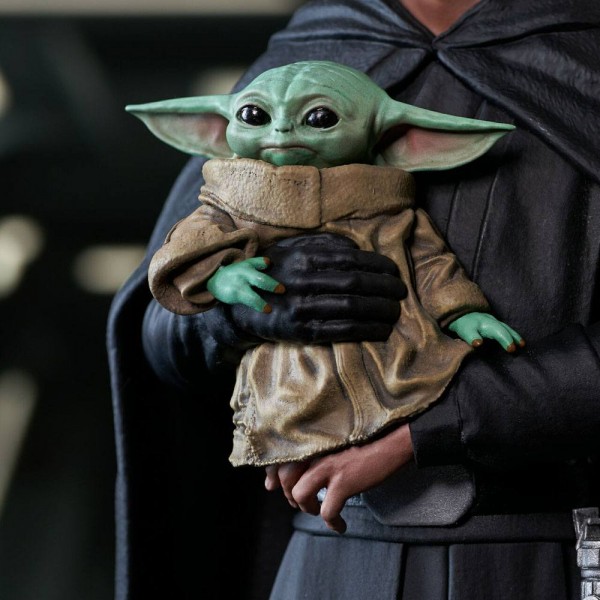 Star Wars The Mandalorian - Luke Skywalker & Grogu Statue / Premier Collection: Gentle Giant