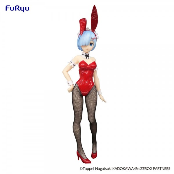 Re:Zero Starting Life in Another World - Rem Figur / BiCute Bunnies - Red Color Version: Furyu