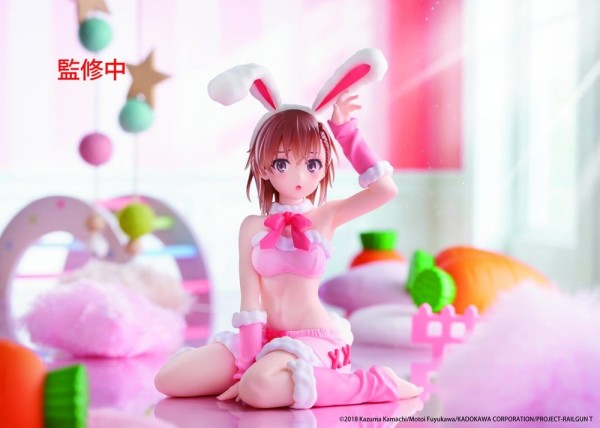 A Certain Scientific Railgun - Mikoto Misaka Figur / Moflock - Fluffy Bunny: Taito Prize