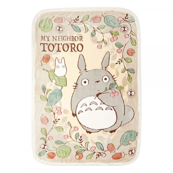 Studio Ghibli Flanell - Fleecedecke Mein Nachbar Totoro Rosehips and Hazelnuts : Marushin