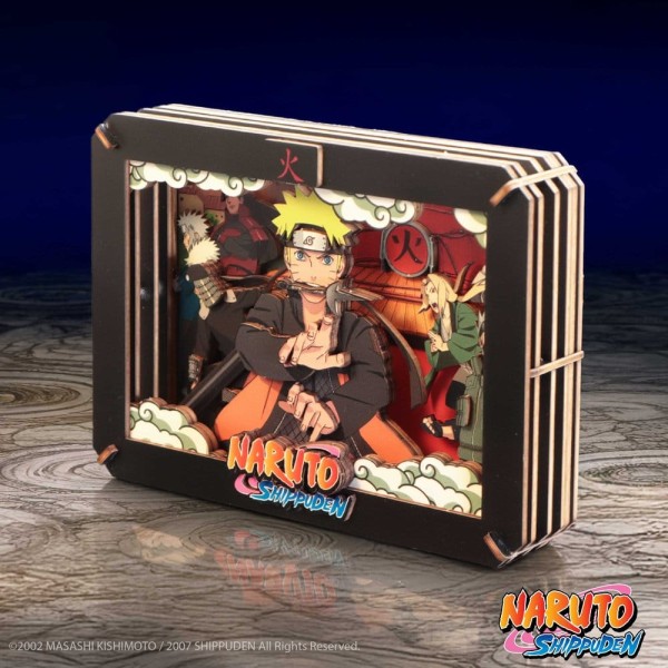 Naruto - Wooden Theatre Hokage Modellbausatz / Medium: Nemesis Now