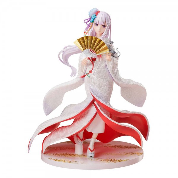 Re:Zero Starting Life in Another World - Emilia Shiromuku Statue / Kimono Version: Furyu