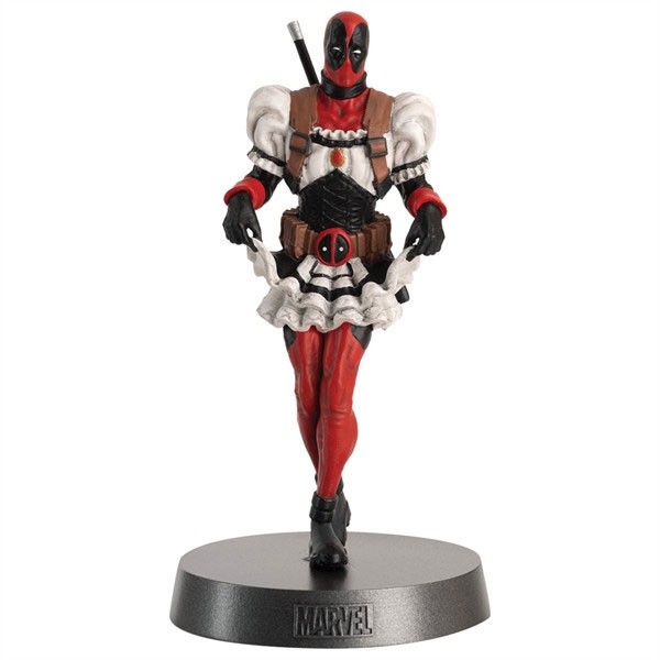 Marvel: The Heavyweights Collection Metal - Deadpool Statue / French Maid: Eaglemoss Publications Lt