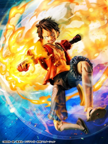 One Piece - Monkey D. Luffy Actionfigur / Variable Action Heroes - Arnament Haki:MegaHous