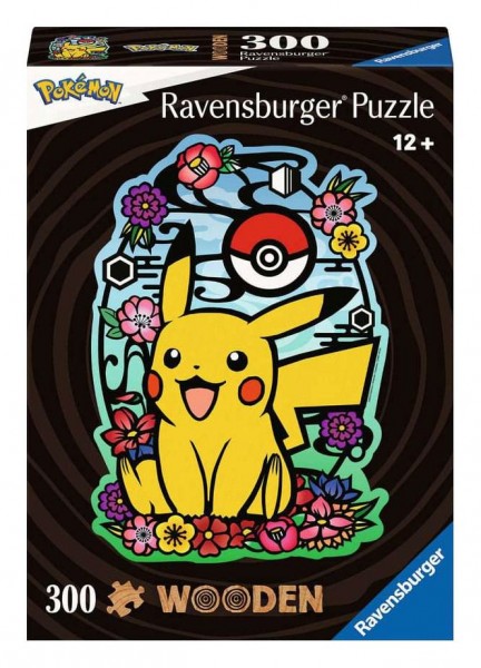 Pokémon - Pikachu WOODEN Holz-Puzzle (300 Teile): Ravensburger