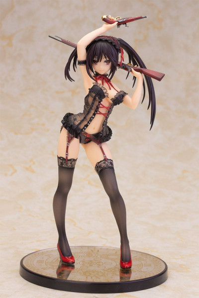 Date A Live II - Kurumi Tokisaki Statue / Lingerie Black Color Version: Alphamax