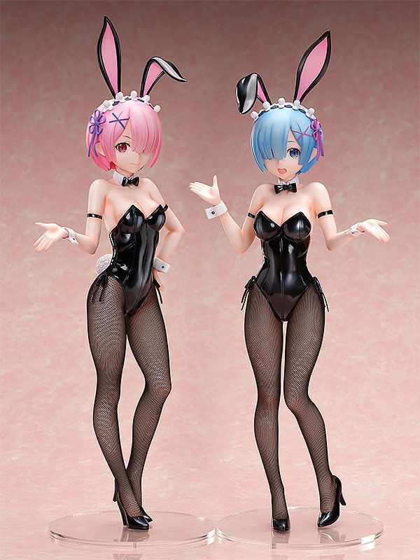 FREEing Re:ZERO 1/4 Figure Starting Life in Another World Ram Bunny Ver.2nd 44cm