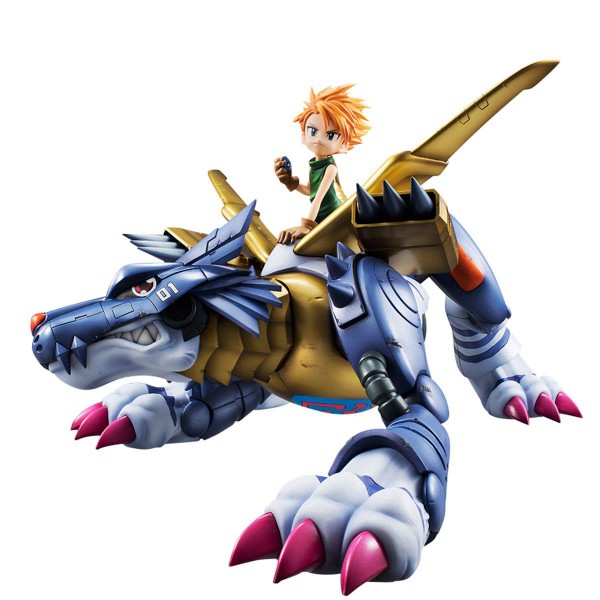 Digimon Adventure - Metal Garurumon & Matt Statue / G.E.M. Serie: MegaHouse