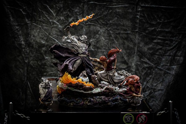 Rurouni Kenshin - Kenshin vs. Shishio Statue / Elite Exclusive - 25th Anniversary: Figurama Collecto