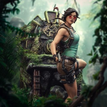 Tomb Raider - Lara Croft Statue / Deluxe Art Scale: Iron Studios Tomb Raider - Lara Croft Statue / Deluxe Art Scale: Iron Studios