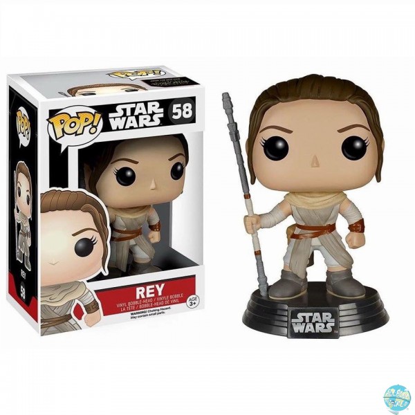 Star Wars Episode VII - Rey Figur - POP: Funko