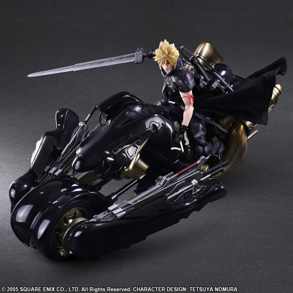 Final Fantasy VII - Cloud Strife & Fenrir Actionfigur / Play Arts Kai [NEUAUFLAGE]: Square Enix