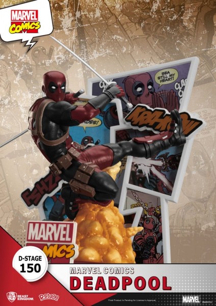 Marvel - Diorama Deadpool Statue / D-Stage: Beast Kingdom Toys