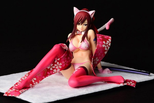 Fairy Tail - Erza Scarlet Statue - Cherry Blossom Gravure Style: Orca Toys