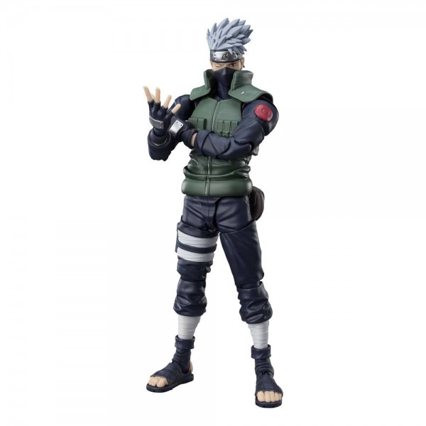 Naruto Shippuden - Kakashi Hatake Actionfigur / S.H. Figuarts -The famed Sharingan Hero- : Tamashii