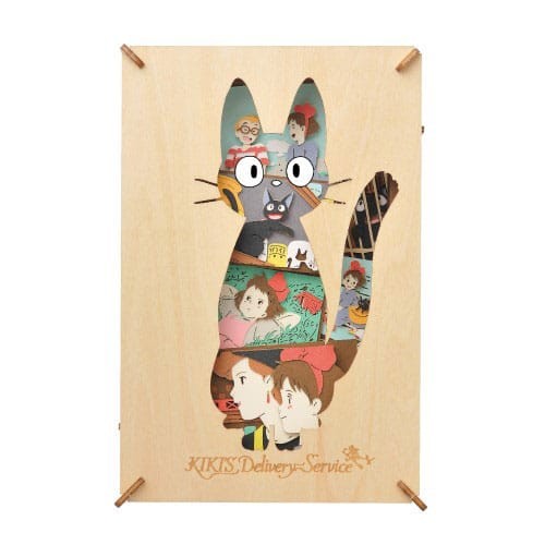 Kikis kleiner Lieferservice - Theater Wood Style Silhouette Jiji / Model Kit Paper: Ensky