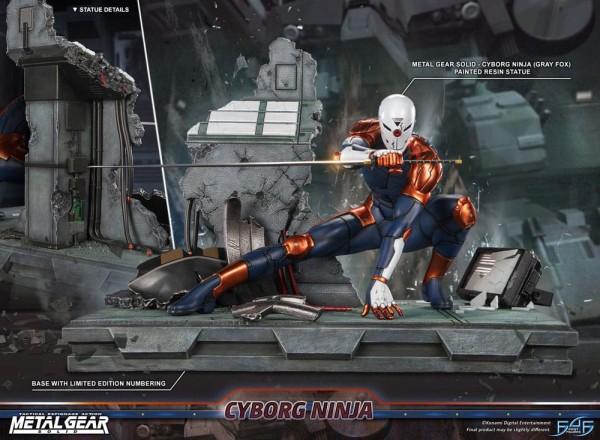 Metal Gear Solid - Cyborg Ninja (Gray Fox) Statue: First 4 Figures