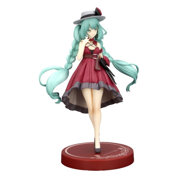 Hatsune Miku Statue / Trio-Try-iT - Outing Dress Red Color: Furyu