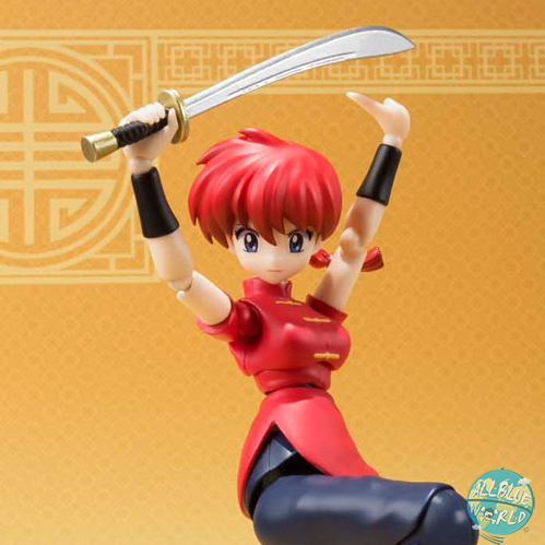 Ranma 1/2 - Ranma Saotome Actionfigur - S.H. Figuarts / Girl Version: Bandai