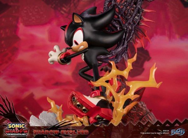 Sonic X Shadow Generations - Shadow Evolved Statue: First 4 Figures