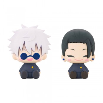 Jujutsu Kaisen - Satoru Gojo and Suguru Geto Mini Statue /  Pote Raba Rubber Mascot mini Statue: Kot Jujutsu Kaisen - Satoru Gojo and Suguru Geto Mini Statue /  Pote Raba Rubber Mascot mini Statue: Kot