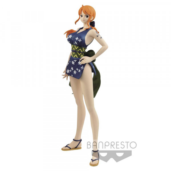 One Piece Stampede - Nami Figur / Glitter & Glamours - Wanokuni Style B: Banpresto